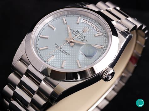 rolex day date platinum 41|Rolex Day-Date 40 review.